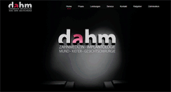 Desktop Screenshot of dr-dahm.de