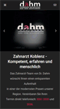 Mobile Screenshot of dr-dahm.de